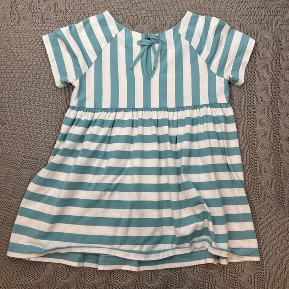 Hanna Andersson Striped Blue and White Kids Top ~ 140/10 - Picture 6 of 9
